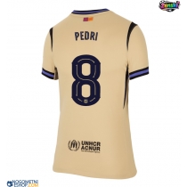 Ženski Nogometni dresi Barcelona Pedri Gonzalez #8 Gostujoči 2025-26 Kratek Rokav